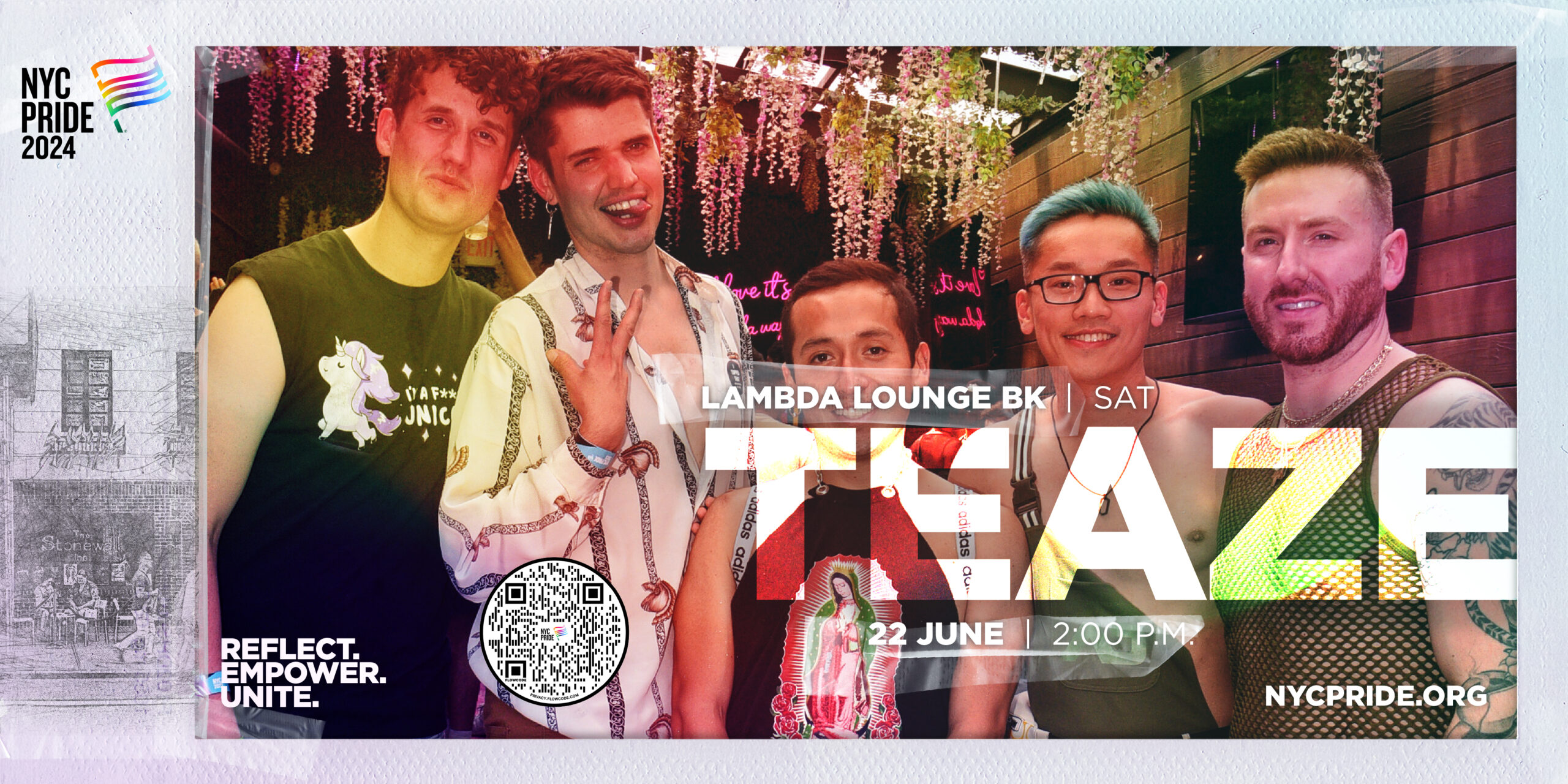 EventBrite Event Header: Teaze Queer Party